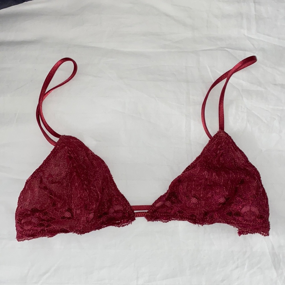 Free People | Maroon Bralette XS